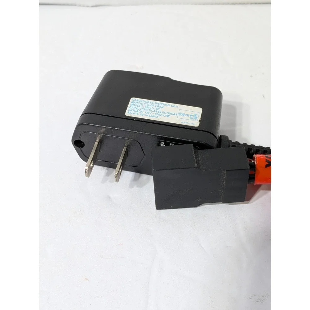 GENUINE FISHER-PRICE POWER WHEELS 6 volt BATTERY CHARGER 6v Model: 00801-1483